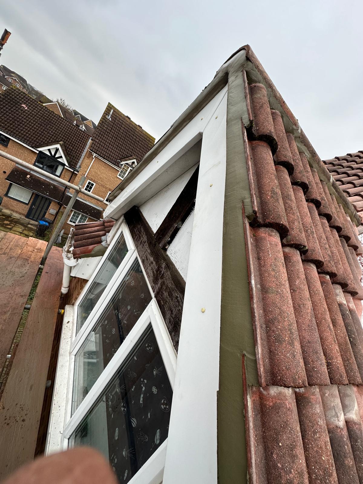 Rooftop Repairs engineer completing roofing work in London